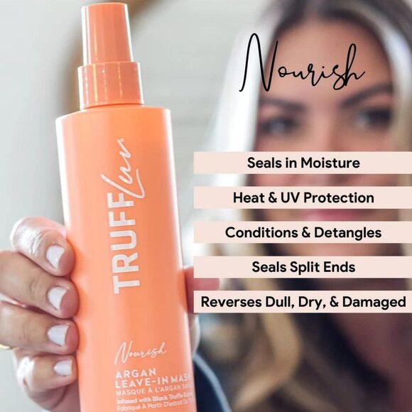 Truff Luv Nourish Collection Argan Leave-In Conditioning Hair Mask Spray New - Picture 10 of 10